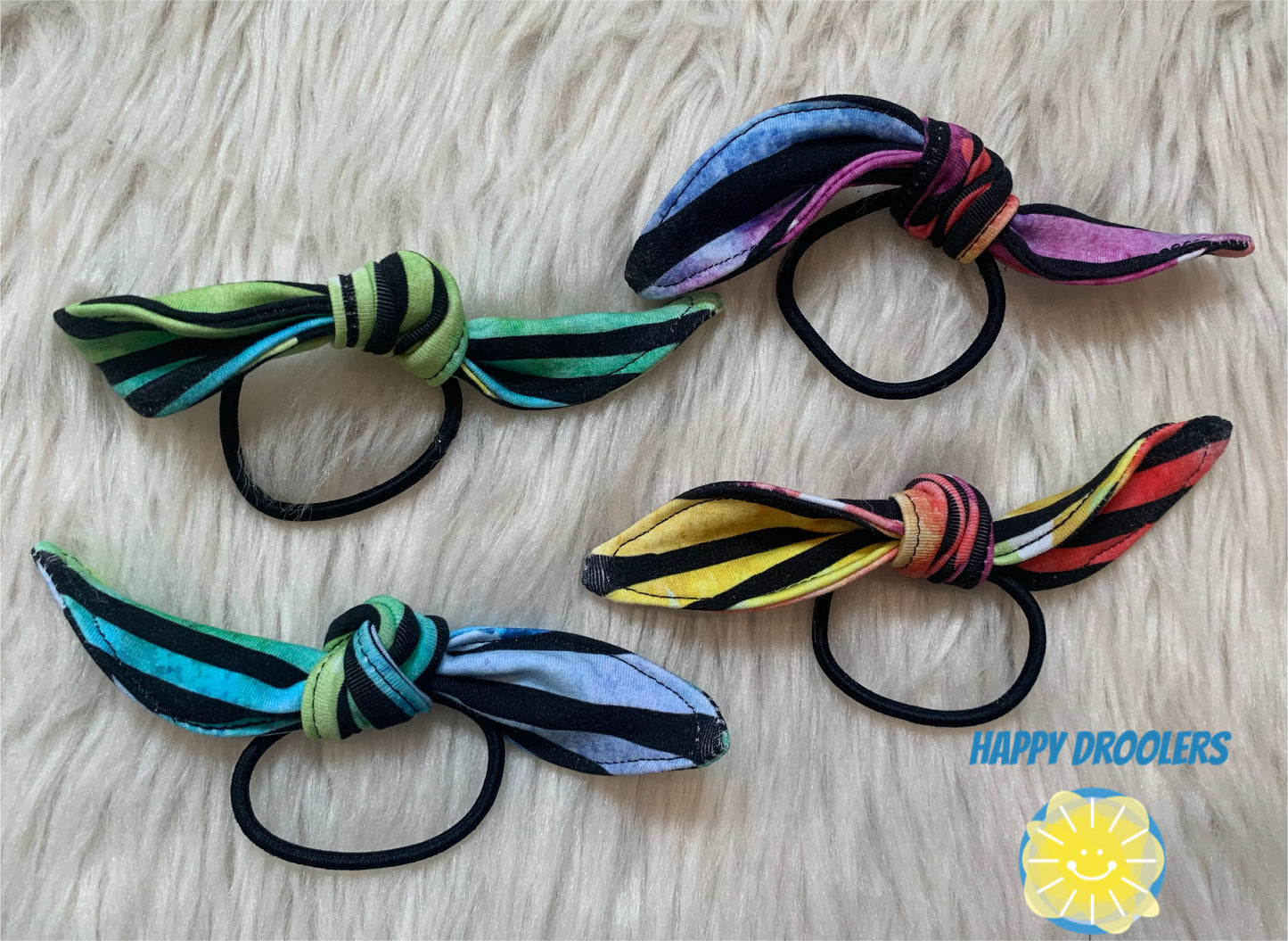 Rainbow Hair Ties