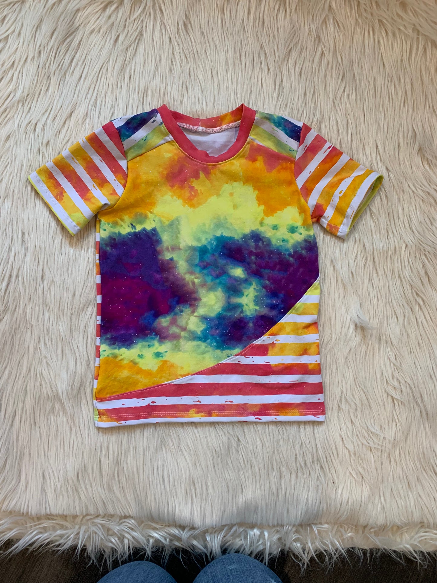 Rainbow Ice-Dye Tees