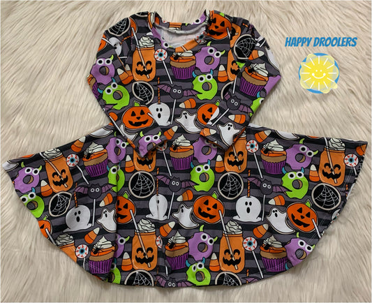 Halloween Treats Twirl Dresses