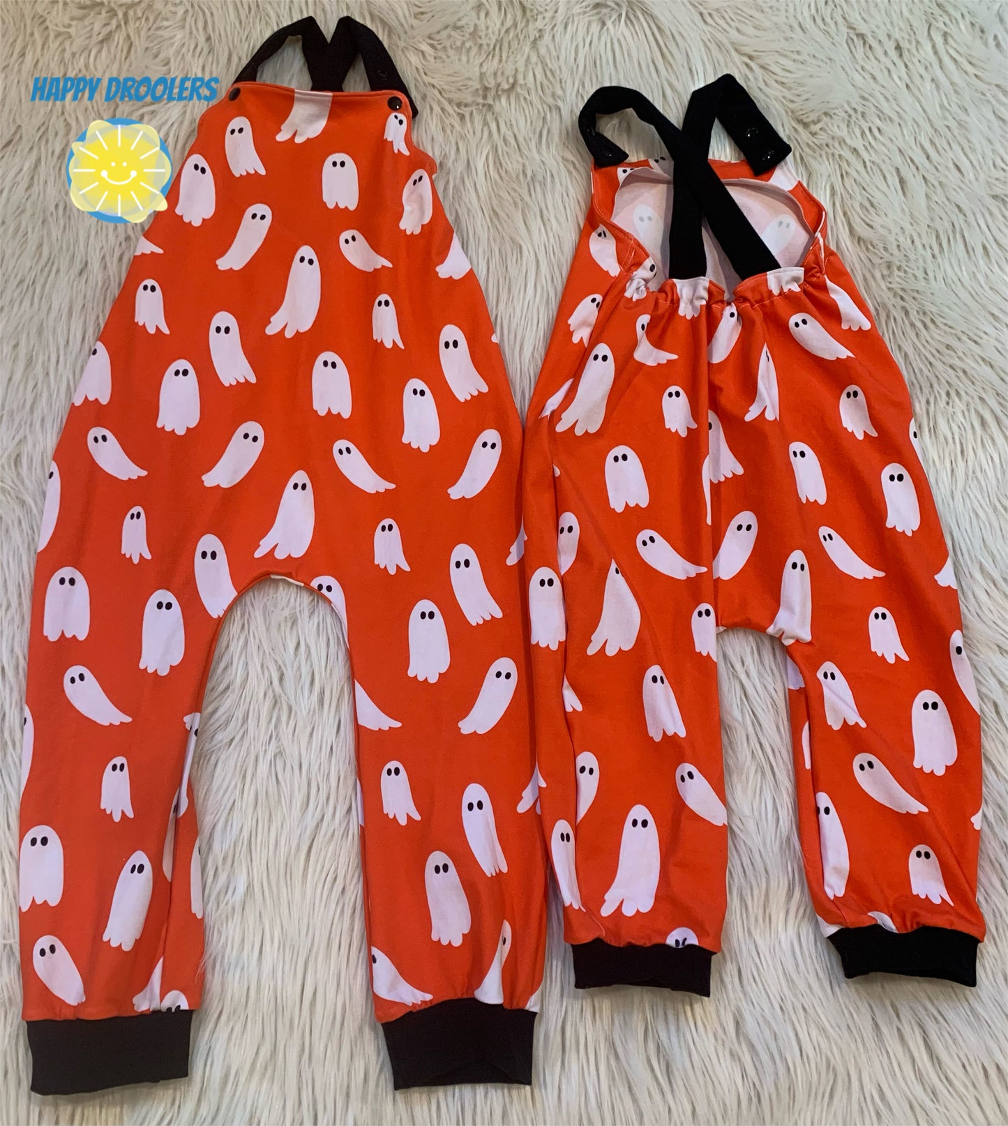 Orange Ghosts Overalls