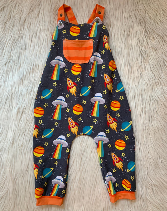 Rainbow Space Overalls