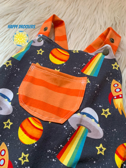 Rainbow Space Overalls