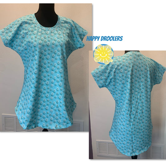 Blue Dandelions Dolman Top