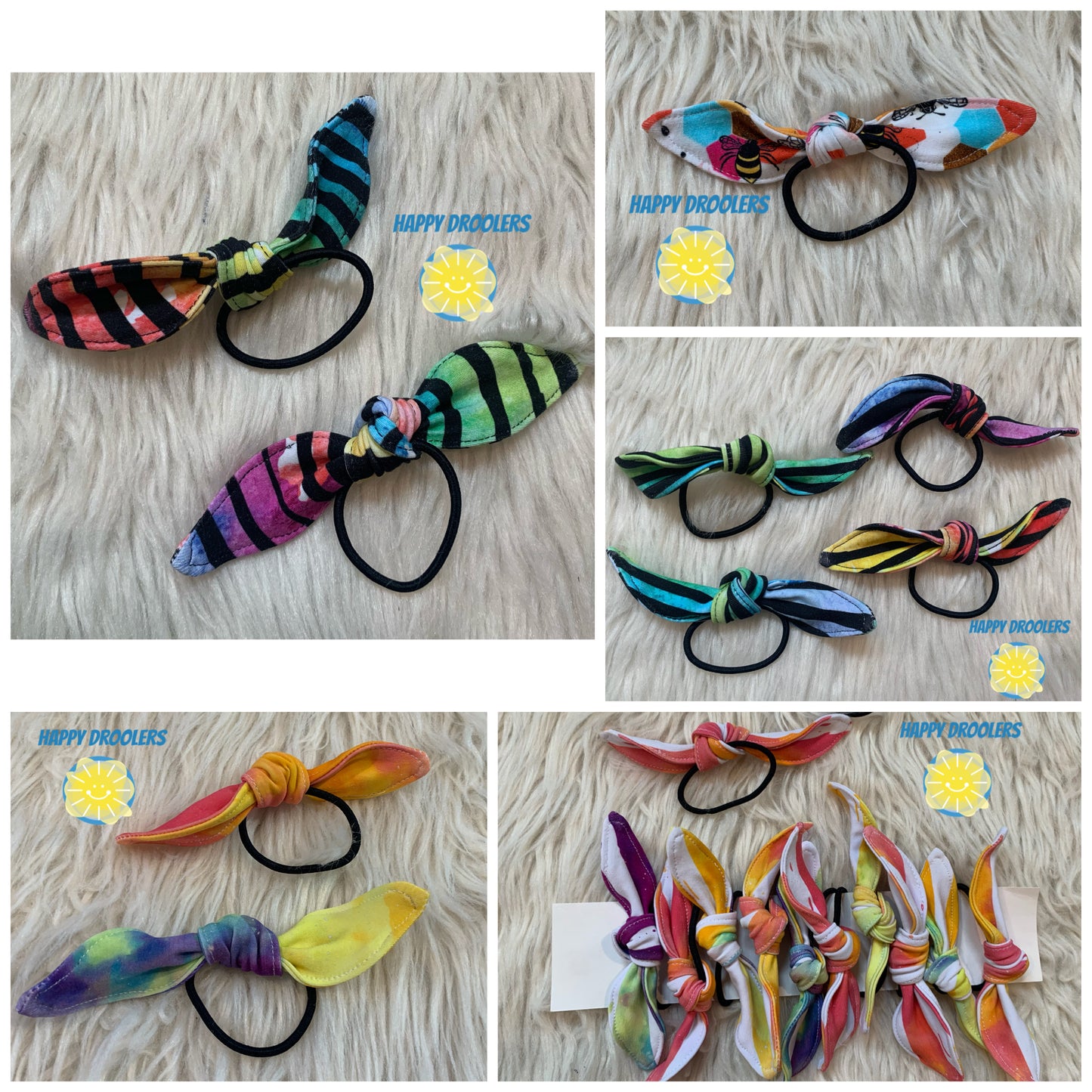 Rainbow Hair Ties