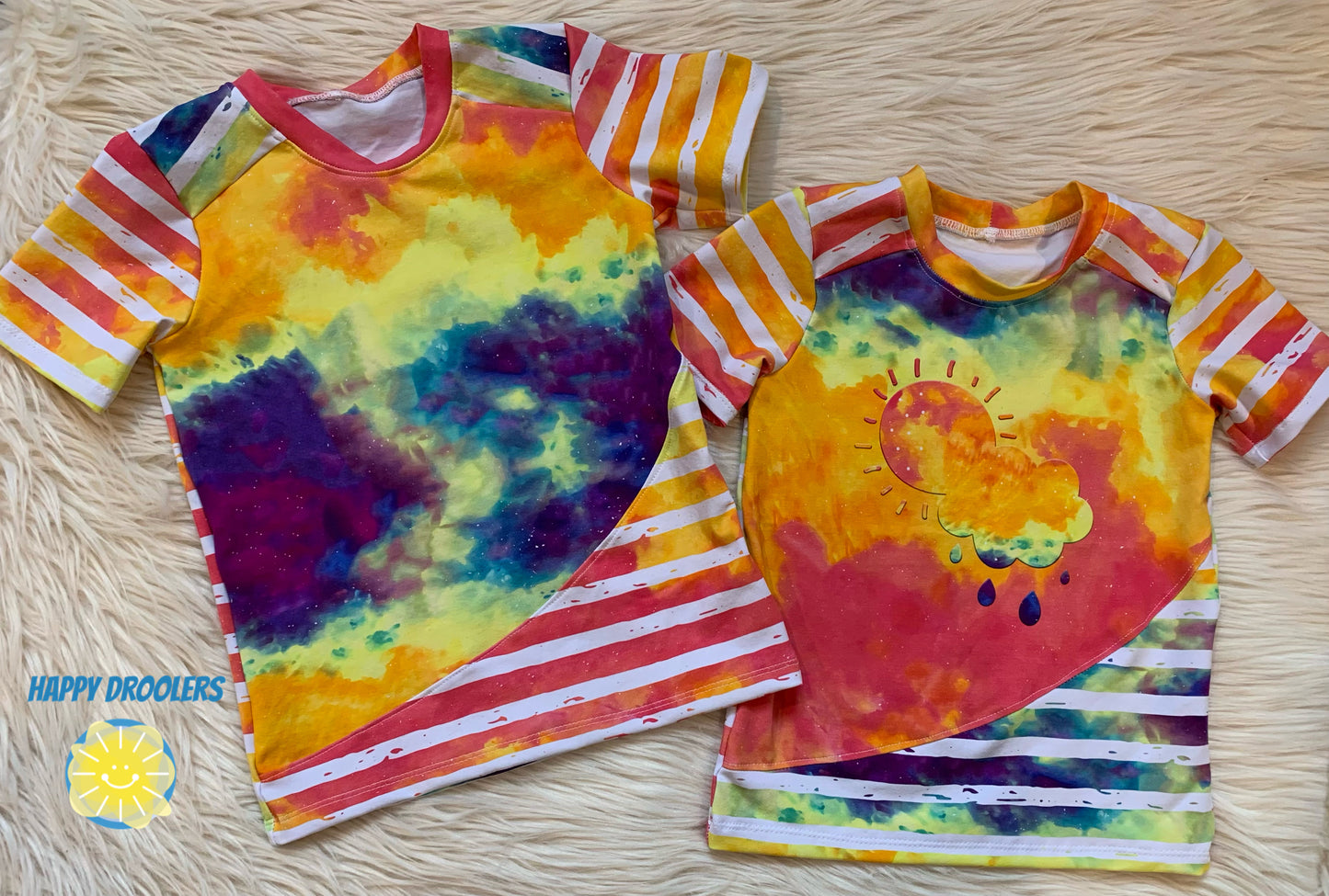 Rainbow Ice-Dye Tees