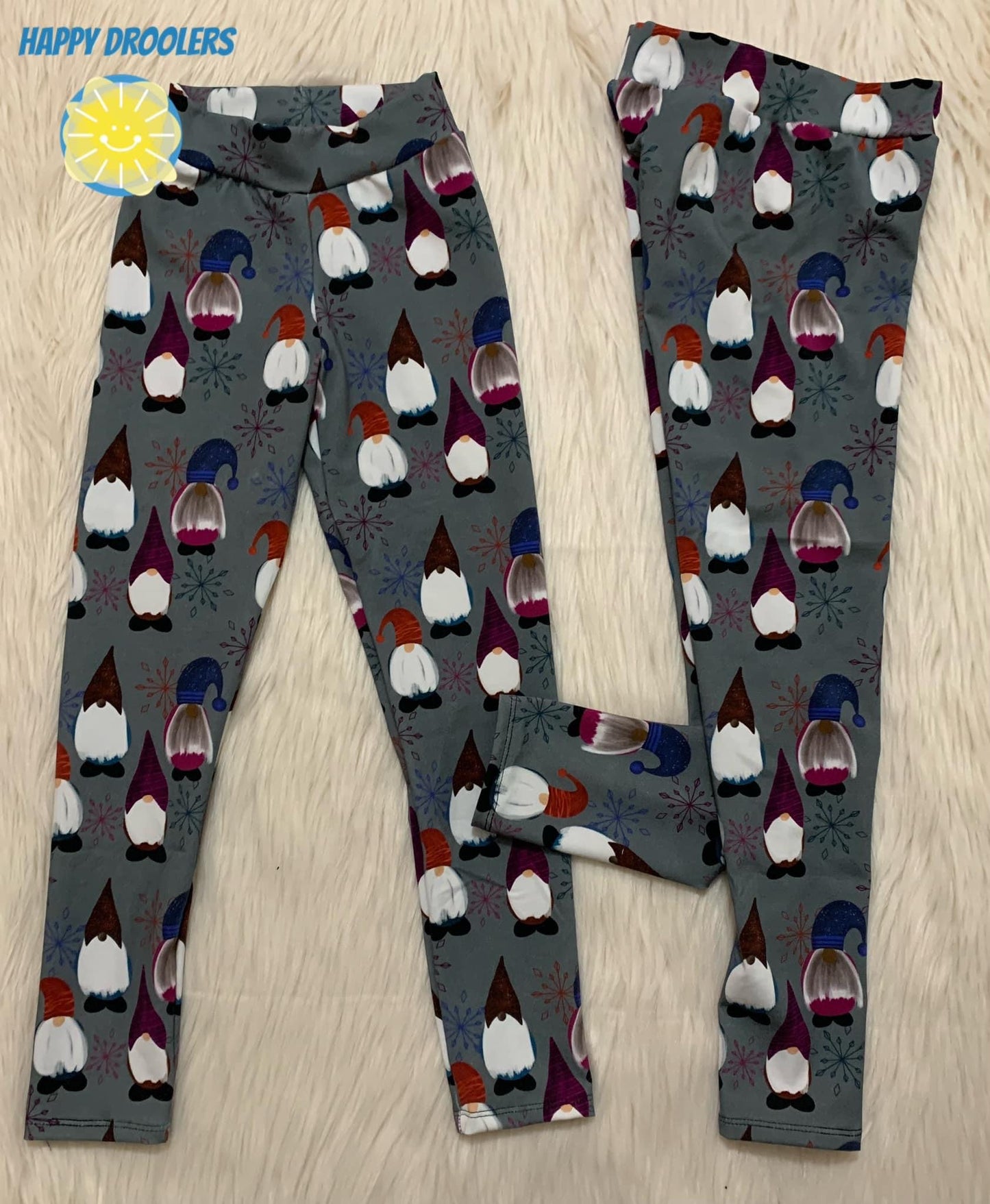 Silver Winter Gnomes Sz 7