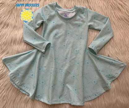 Snowflakes Twirl Dress