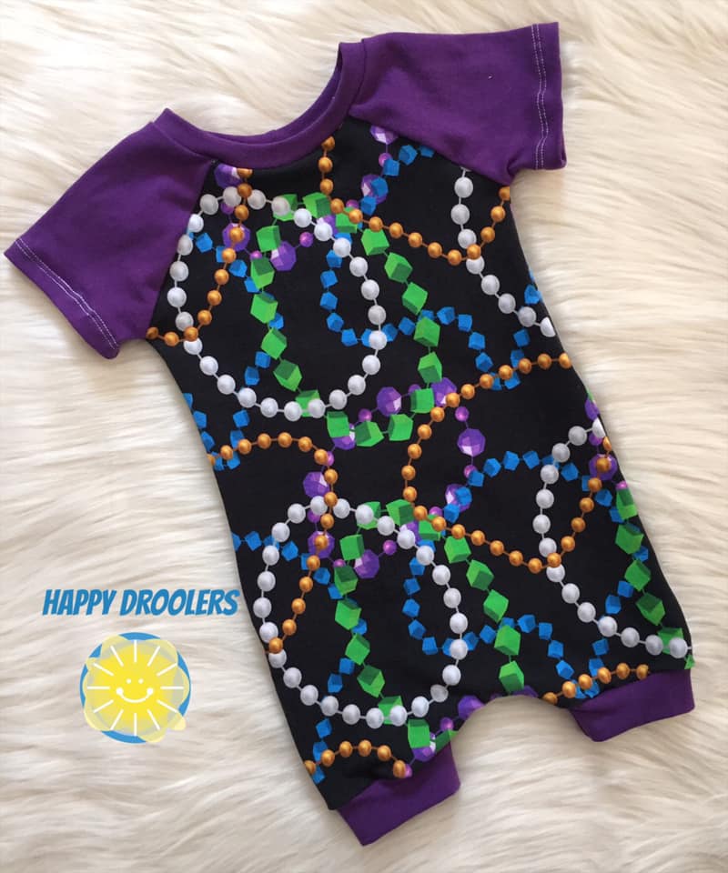 Beads Pull-on Romper sz 6 months